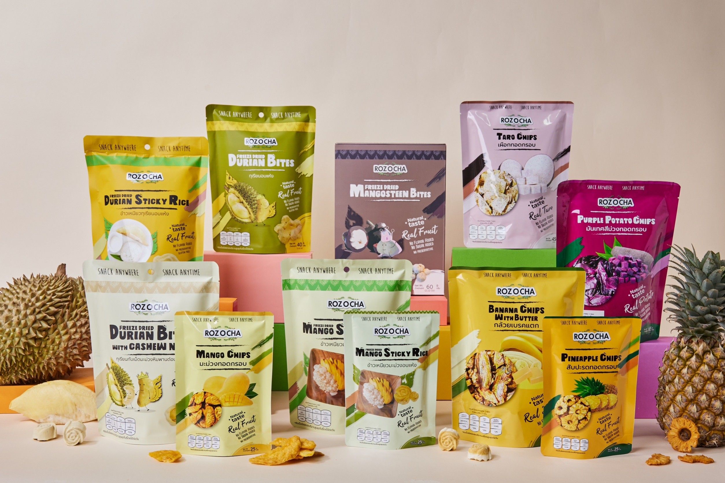 ผลไม้ฟรีซดราย VS ทอดกรอบ