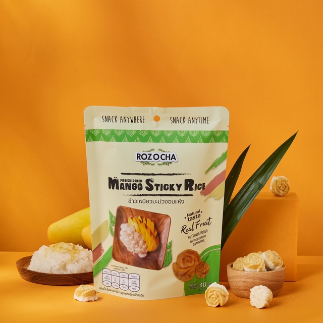 Mango Sticky Rice ข้าวเหนียวมะม่วงอบแห้ง